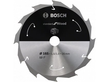 BOSCH 165x20mm Standard for Wood (12 zubů)