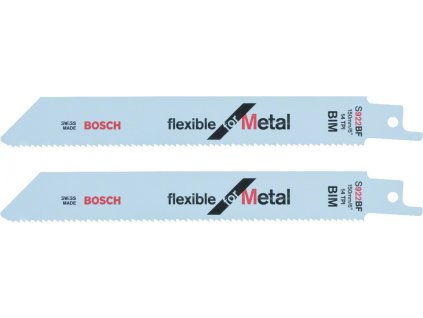 BOSCH S 922 BF BIM 150mm pílový plátok na kov Flexible for Metal (2x) - pre chvostovú pílu