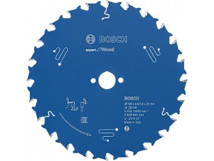 BOSCH 190x20mm (24Z) pílový kotúč na drevo Expert for Wood - 2608644044