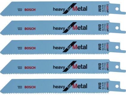 BOSCH S 925 VF pílové plátky Heavy for Metal 5ks