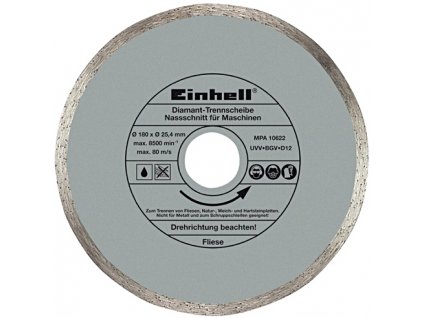 EINHELL 180x25, 4mm DIA kotúč na dlažice a obklady