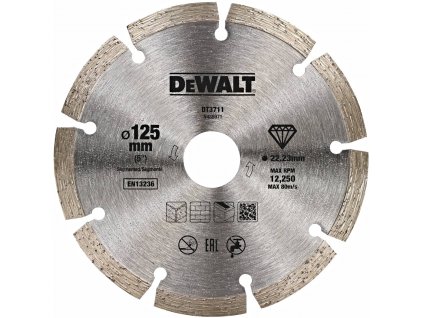 DeWALT DT3711 125x22.23mm DIA kotúč na rezanie betónu a tehál