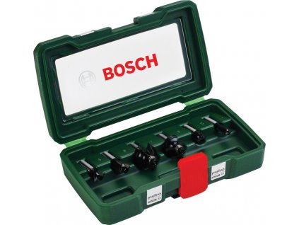 BOSCH 6dílná sada fréz z tvrdokovu (stopka 8 mm)