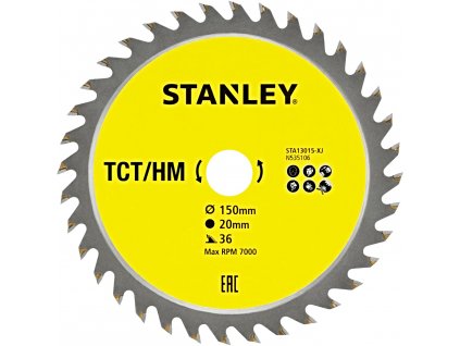 STANLEY pilový kotouč TCT/HM 150x20mm (36Z)