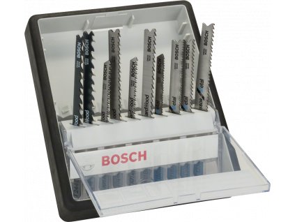 BOSCH 10dielna sada pílových plátkov Robust Line Wood and Metal