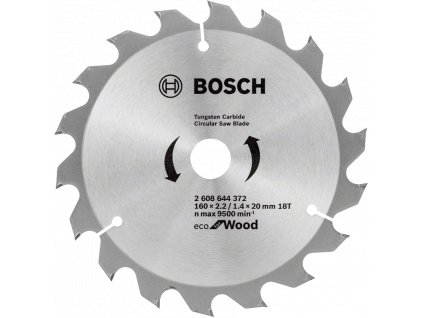 BOSCH Eco for Wood kotouč 160x20 mm (18 zubů)