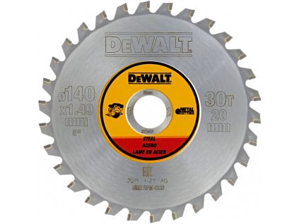 DeWALT DT1923 pilový kotouč na ocel 140x20mm