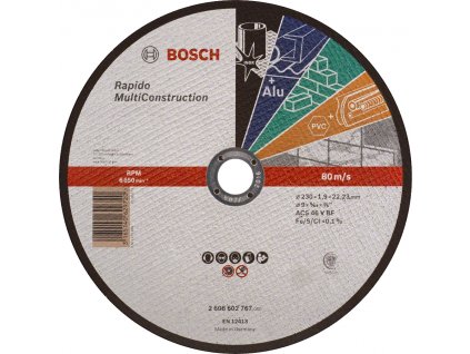 BOSCH Rapido Multi Construction univerzální dělící kotouč 230mm (1.9 mm)