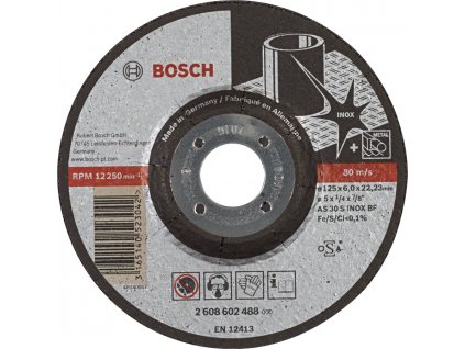 BOSCH Expert for Inox brusný kotouč na nerez 125mm (6 mm)