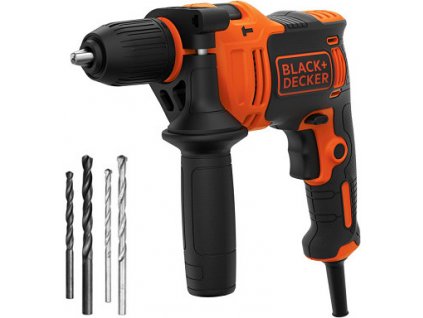 BLACK+DECKER BEH710K (710W) vŕtačka s príklepom + sada vrtákov