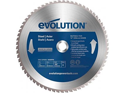 EVOLUTION EV030560 305x25,4mm (60Z) pílový kotúč na rezanie ocele