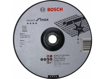 BOSCH Expert for Inox profilovaný deliaci kotúč na nerez (230/1.9 ​​mm)
