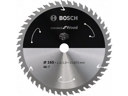 BOSCH 165x15,8mm Standard for Wood (48 zubů)