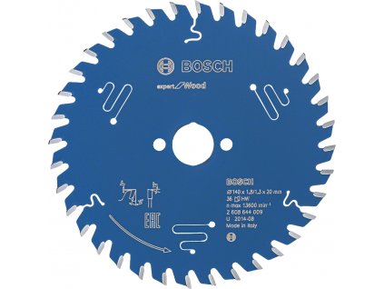 BOSCH 140x20mm (36Z) pílový kotúč na drevo Expert for Wood - 2608644009