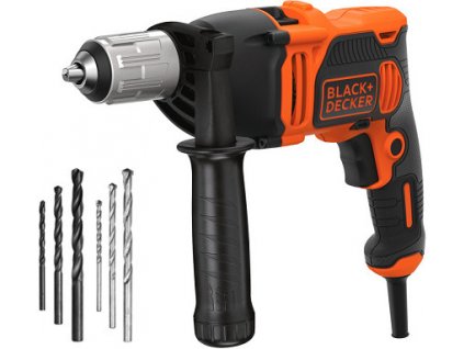 BLACK+DECKER BEH850K (850W) príklepová vŕtačka + sada vrtákov