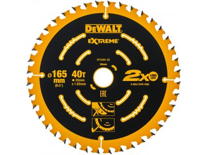 DeWALT DT10301 pilový kotouč Extreme ATB 20° 165x20mm (40 zubů)