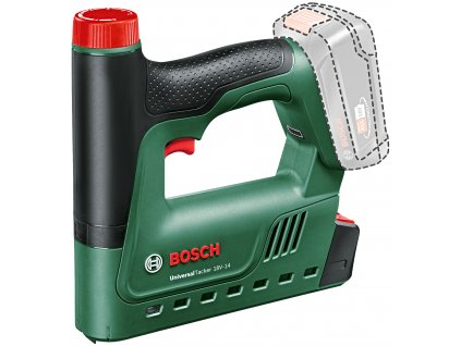 BOSCH UniversalTacker 18V-14 (bez aku) akumulátorová sponkovačka Power for ALL  Kompletný Battery set | aku 18 V + nabíjačka ZADARMO