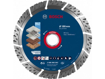 BOSCH Expert 180x22,23mm diamantový rezný kotúč MultiMaterial (2,4 mm)