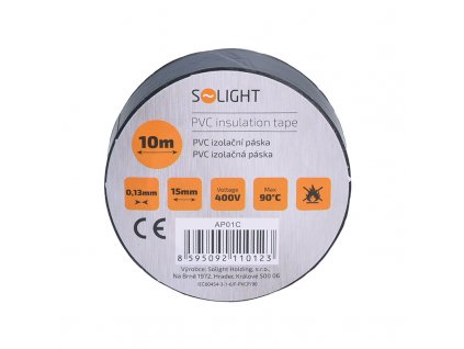 98611 solight ap01c izolacni paska 15mm x 0 13mm x 10m cerna