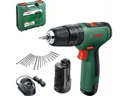 BOSCH EasyImpact 1200 (Nico) aku príklepový skrutkovač (2x1,5 Ah) + AC set