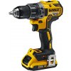 DeWALT DCD791D2 bezuhlíková aku vŕtačka 2x2Ah