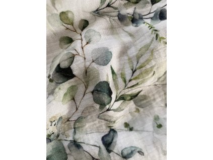 Mušelínová plena- malý eukalyptus