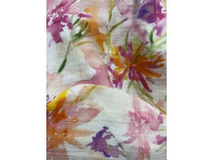 Kruhová šála- kytice