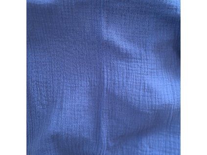 Mušelínová plena- denim