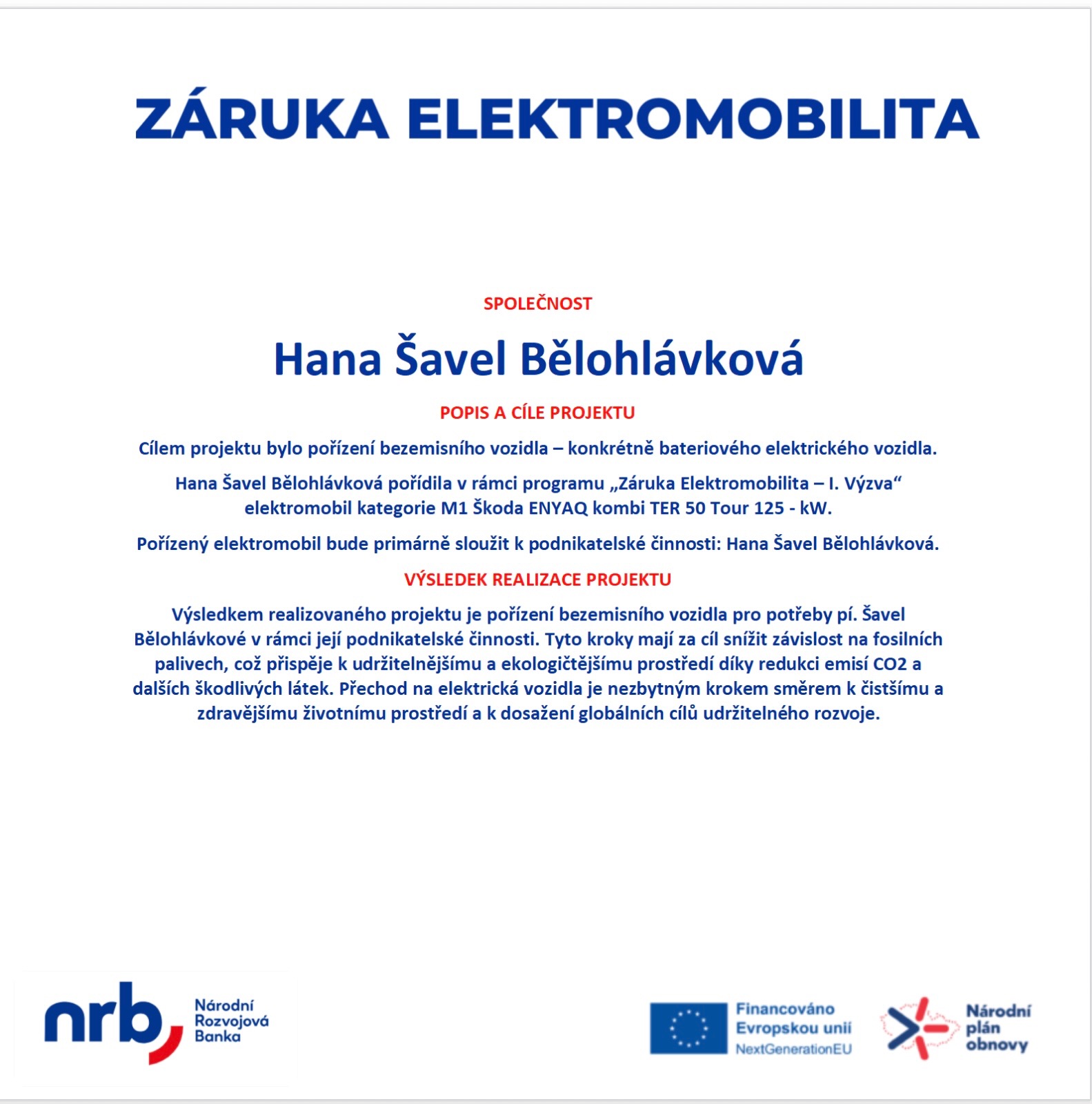 Elektromobilita