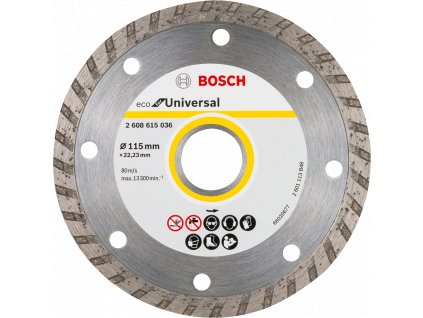 BOSCH DIA kotouč ECO for Universal Turbo 115x22.23mm (2 mm)