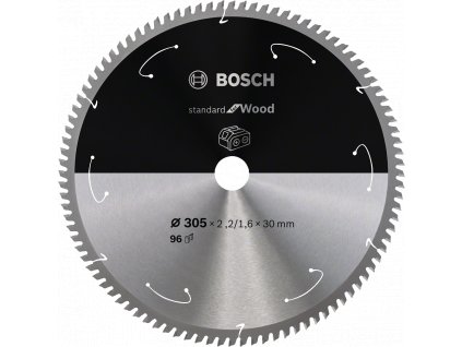 BOSCH 305x30mm pilový kotouč na dřevo Standard for Wood (96 zubů)