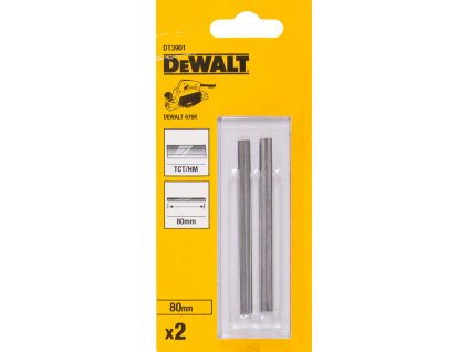 DeWALT DT3901 hoblovací nože, tvrdokov, 80 mm, pro DW676