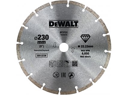 DeWALT DT3731 230x22,23mm DIA kotouč na řezání betonu a cihel