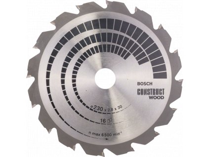 BOSCH pilový kotouč Construct Wood 230x30mm (16z)