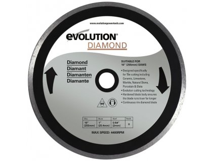 EVOLUTION 255x25mm DIA kotouč EVO DIAMOND R3