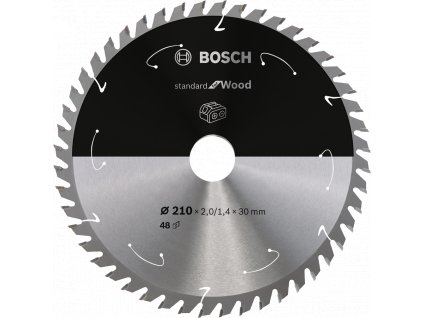 BOSCH 210x30mm pilový kotouč na dřevo Standard for Wood (48 zubů)