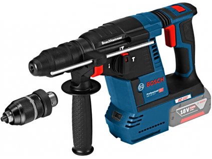 BOSCH GBH 18V-26 F (verze bez aku) aku vrtací kladivo + výměnné sklíčidlo