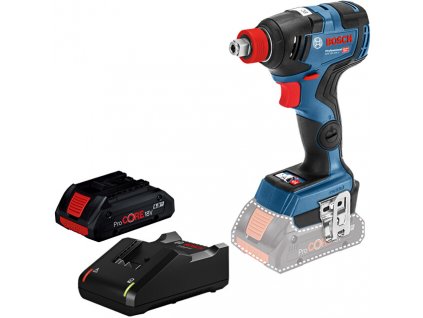 BOSCH GDX 18V-200 C (1x4Ah) aku kombinovaný rázový utahovák