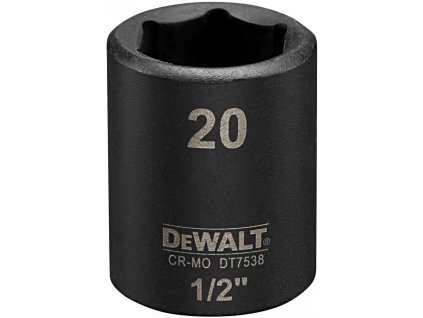 DeWALT 1/2 DT7538 nástrčná hlavice 20 x 38 mm | Extreme Impact