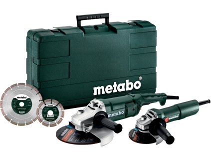 METABO Combo Set velká úhlová bruska WE 2200-230 + malá úhlová bruska W 750-125