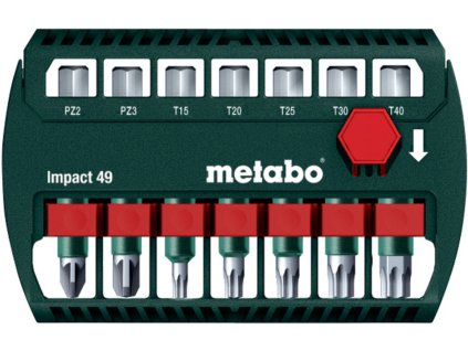 METABO box s torzními bity Impact 49 (7 ks)