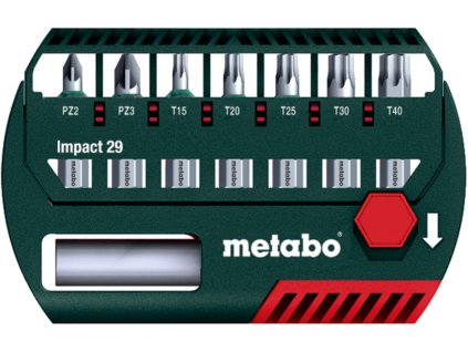 METABO box s torzními bity Impact 29 (7 ks)