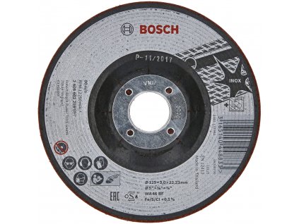 BOSCH polopružný brusný kotouč na nerez 125mm (3 mm)