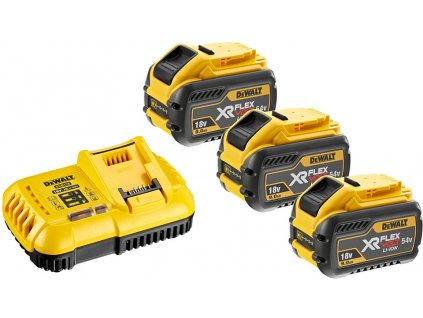 29272 2 dewalt dcb118x3 set flexvolt baterii s nabijeckou