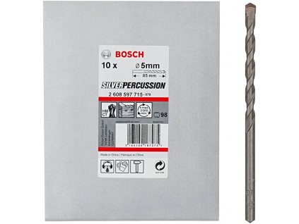 Bosch vrták CYL-3 Silver Percussion (10 ks) 5x50x85mm