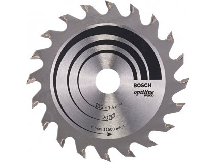 BOSCH Optiline Wood kotouč na dřevo 130x20mm (20Z)