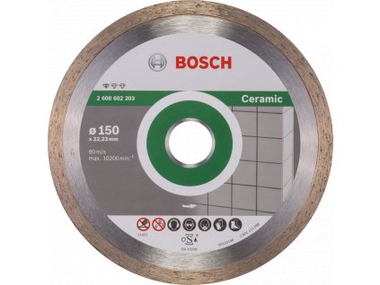 BOSCH 150x22,23mm diamantový kotouč na dlaždice Professional for Ceramic (1,6 mm)