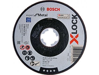 BOSCH Expert for Metal kotouč na kov X-LOCK (125/1.6 mm)