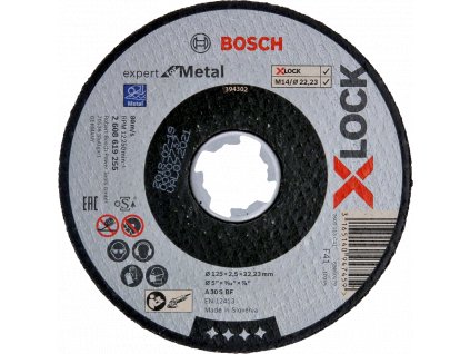 BOSCH Expert for Metal kotouč na kov X-LOCK (125/2.5 mm)