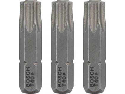 BOSCH šroubovací bity Torx Extra-Hart T40 25mm (3 ks)